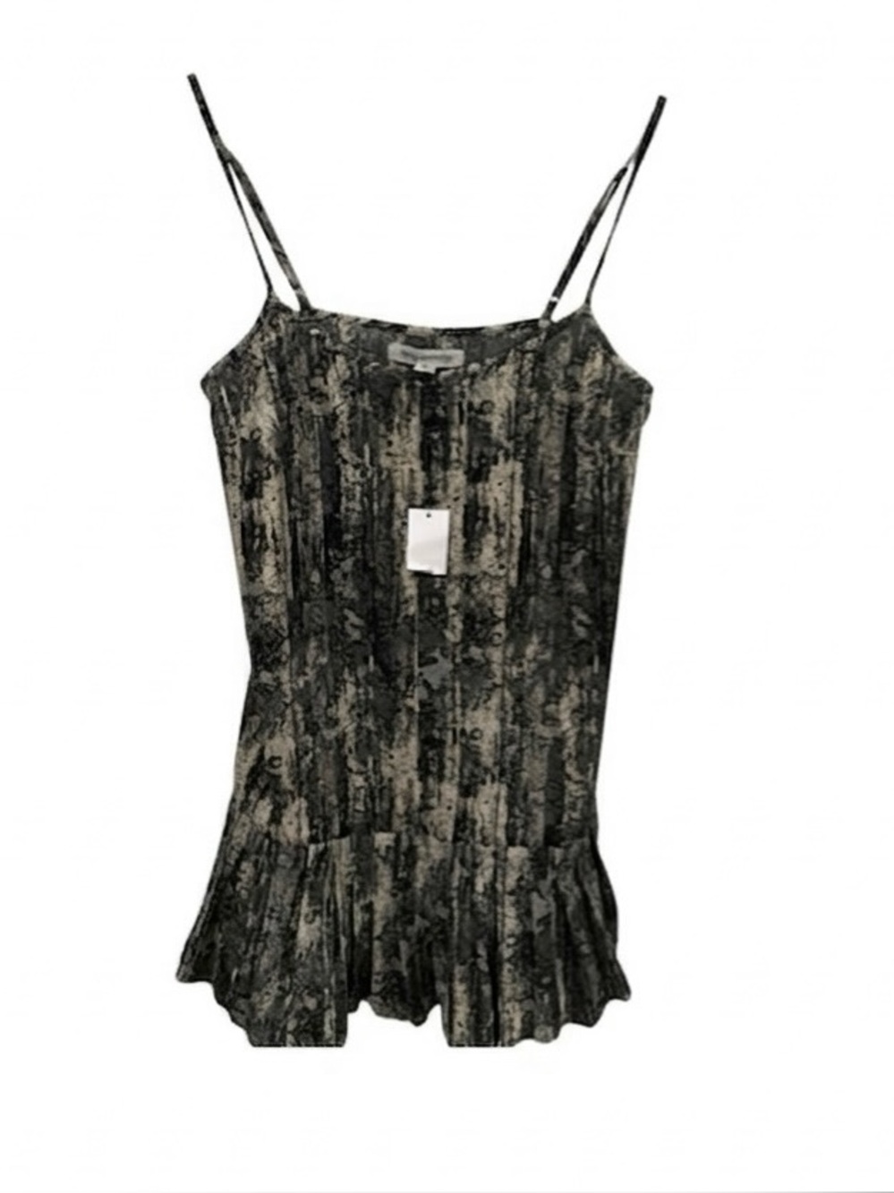 *NWT* Urban Outfitters Women’s Camille Black and Cream Patterned Mini Dress M
